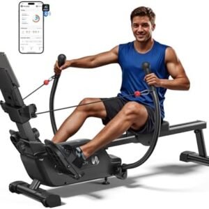 MERACH Rudergerät für Zuhause, Innovativ Doppelpaddel mit Mehreren Trainingsmodi, Ganzkörpertraining mit der MERACH APP, über 1000 Champion-Kurse, Simuliert Echtes Rudern  Amazon.de: Sport & Freizeit